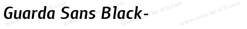 Guarda Sans Black字体转换